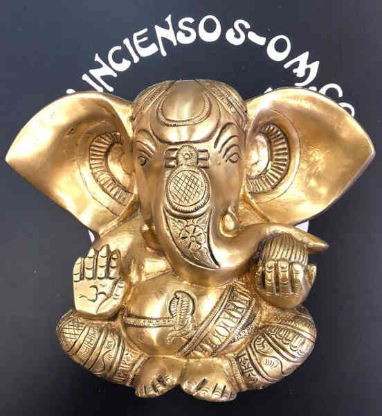 Ganesh Bronce 14 x 18.5 cm Aprox